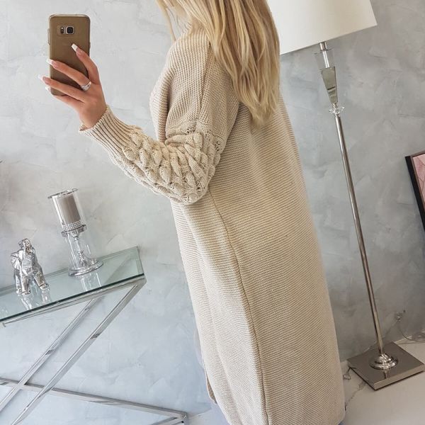 Kesi Longy neuletakki vaalea beige-6