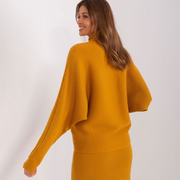 Wool Fashion Tiana neulepaita mustard-2