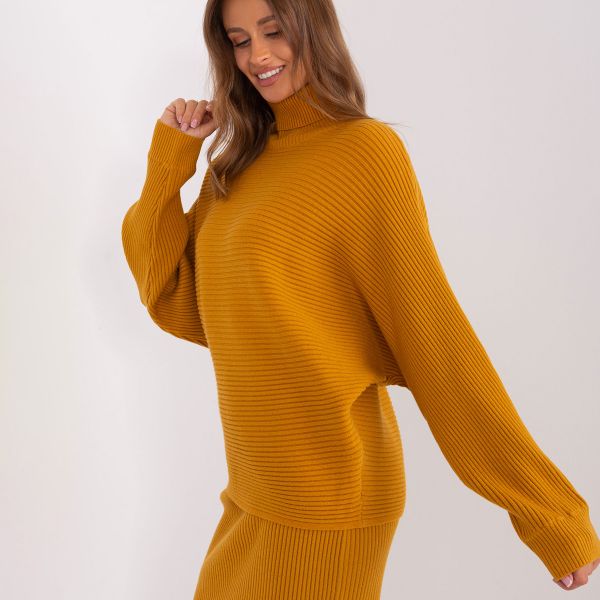 Wool Fashion Tiana neulepaita mustard-3