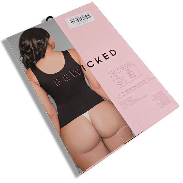 Be Wicked Miraculous Shapewear toppi musta-7