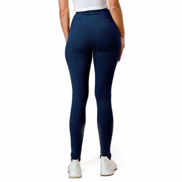 Just Love Fleece lämpöleggingsit navy-3