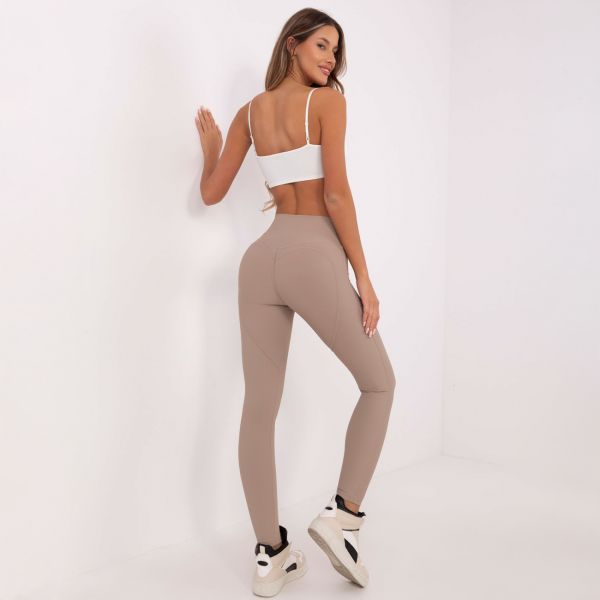 Trendy.ing Dia push up leggingsit tumma beige-4