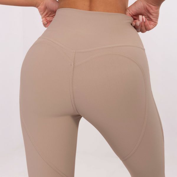 Trendy.ing Dia push up leggingsit tumma beige-3