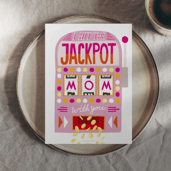 Postikortti Jackpot Mom