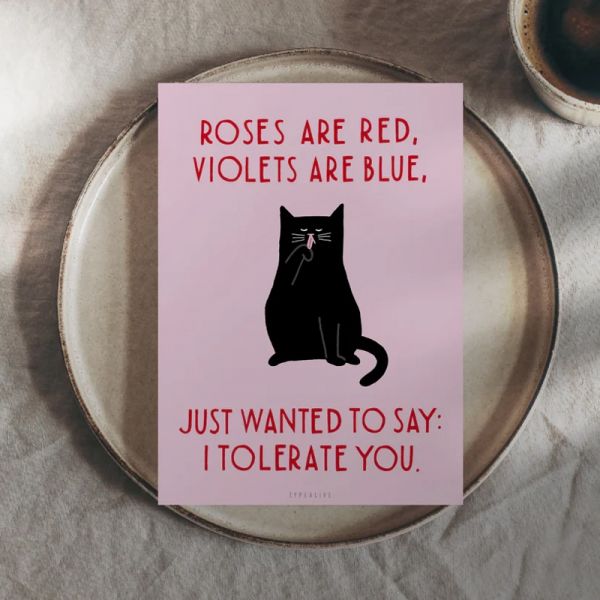 Postikortti Valentine Cat No. 1