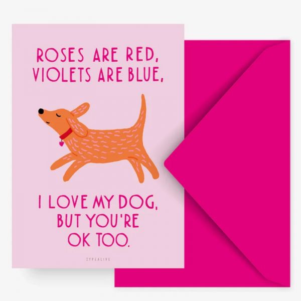 Postikortti Valentine Dog No. 1-2