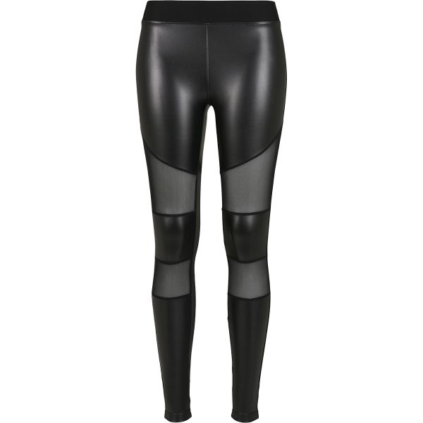 Urban Classics Tech Mesh Faux leggingsit musta-6