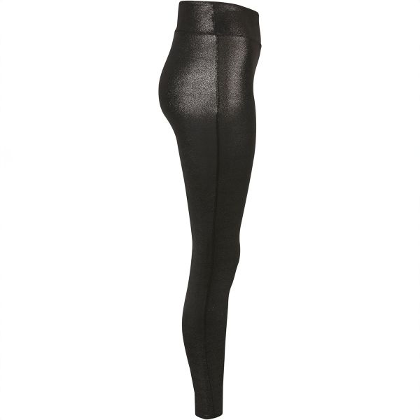 Urban Classics Highwaist Glamours leggingsit musta-9