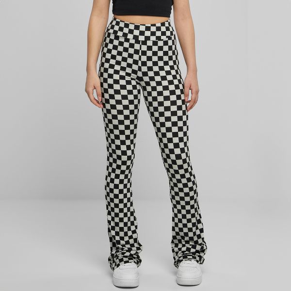 Urban Classics Checked Bootcut leggingsit