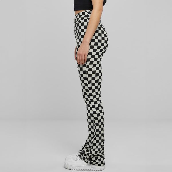 Urban Classics Checked Bootcut leggingsit-2