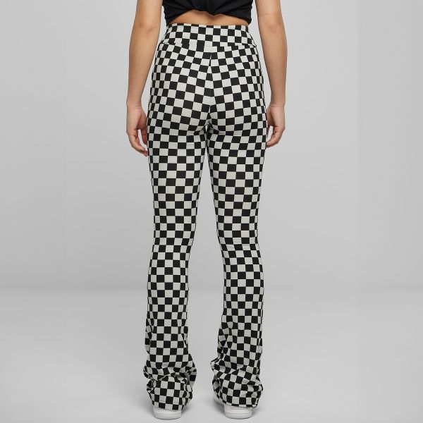 Urban Classics Checked Bootcut leggingsit-3